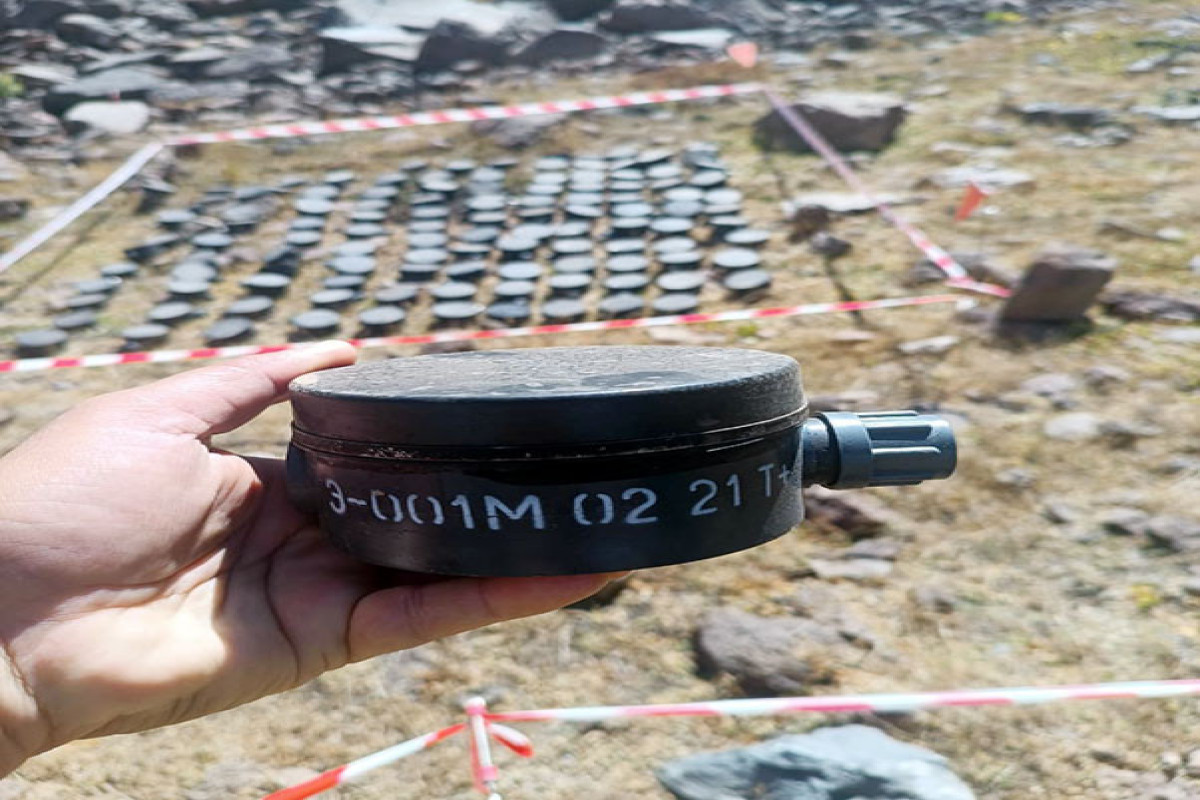 MN: Təxribat məqsədilə Laçında basdırılmış 122 mina aşkar edilib - FOTO  - VİDEO 