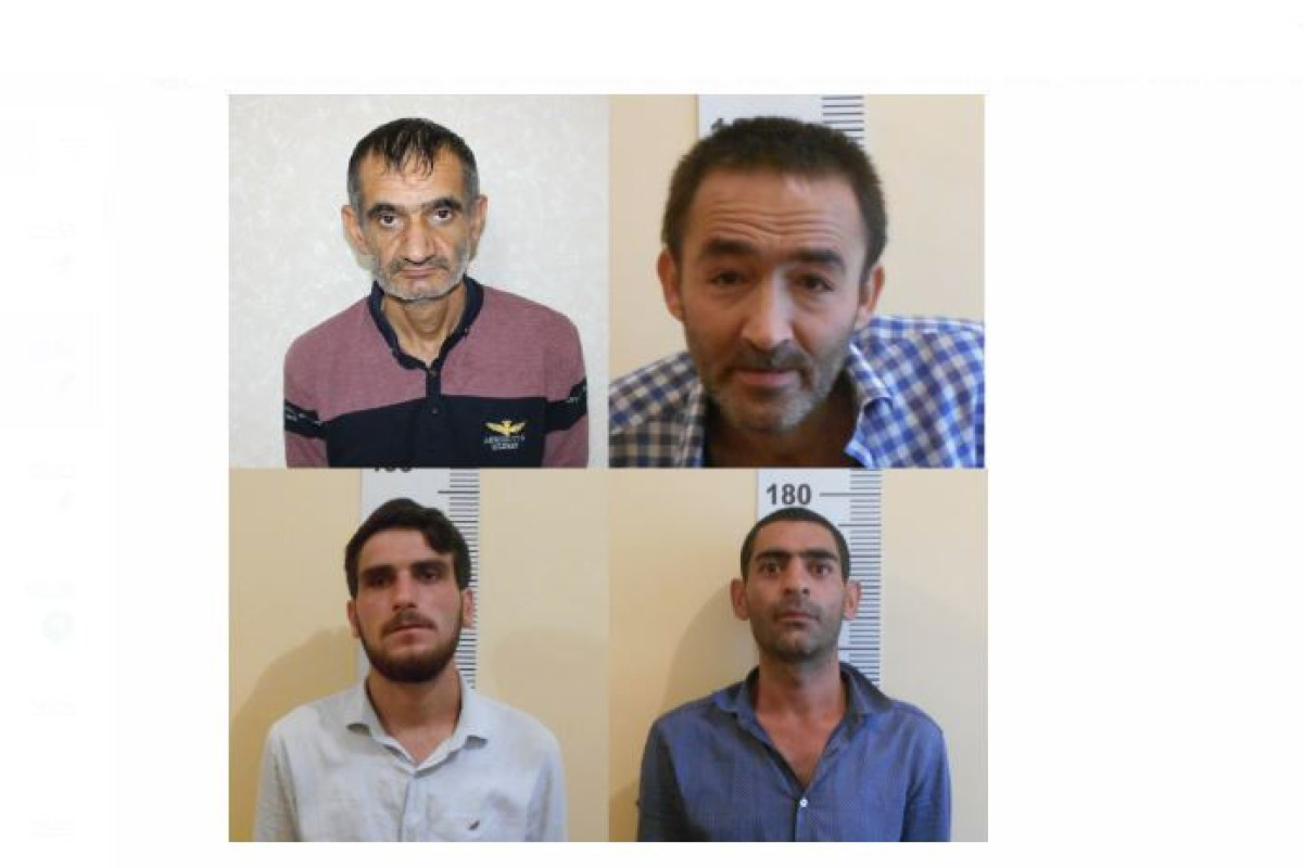 В Агдаше задержаны 4 человека за преступления, связанные с наркотиками и кражами-ФОТО 