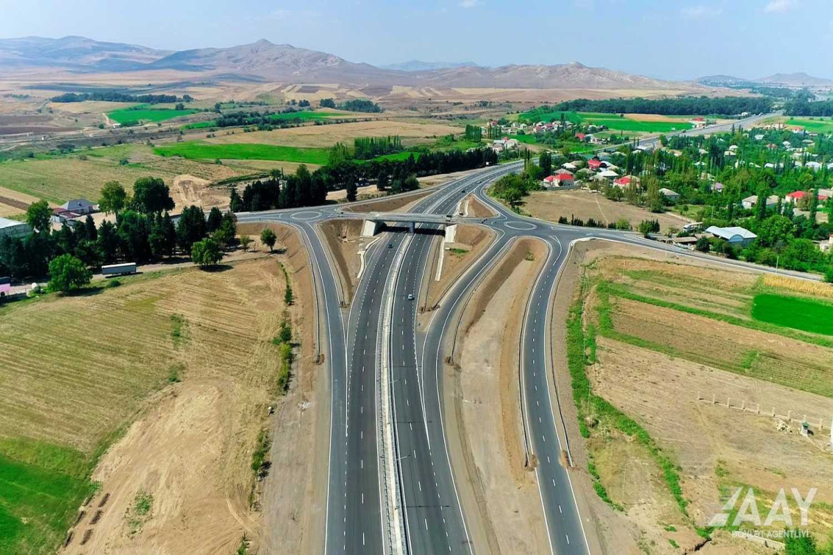 Завершено строительство участка дороги Гянджа-Газах-Грузия-ФОТО -ВИДЕО 