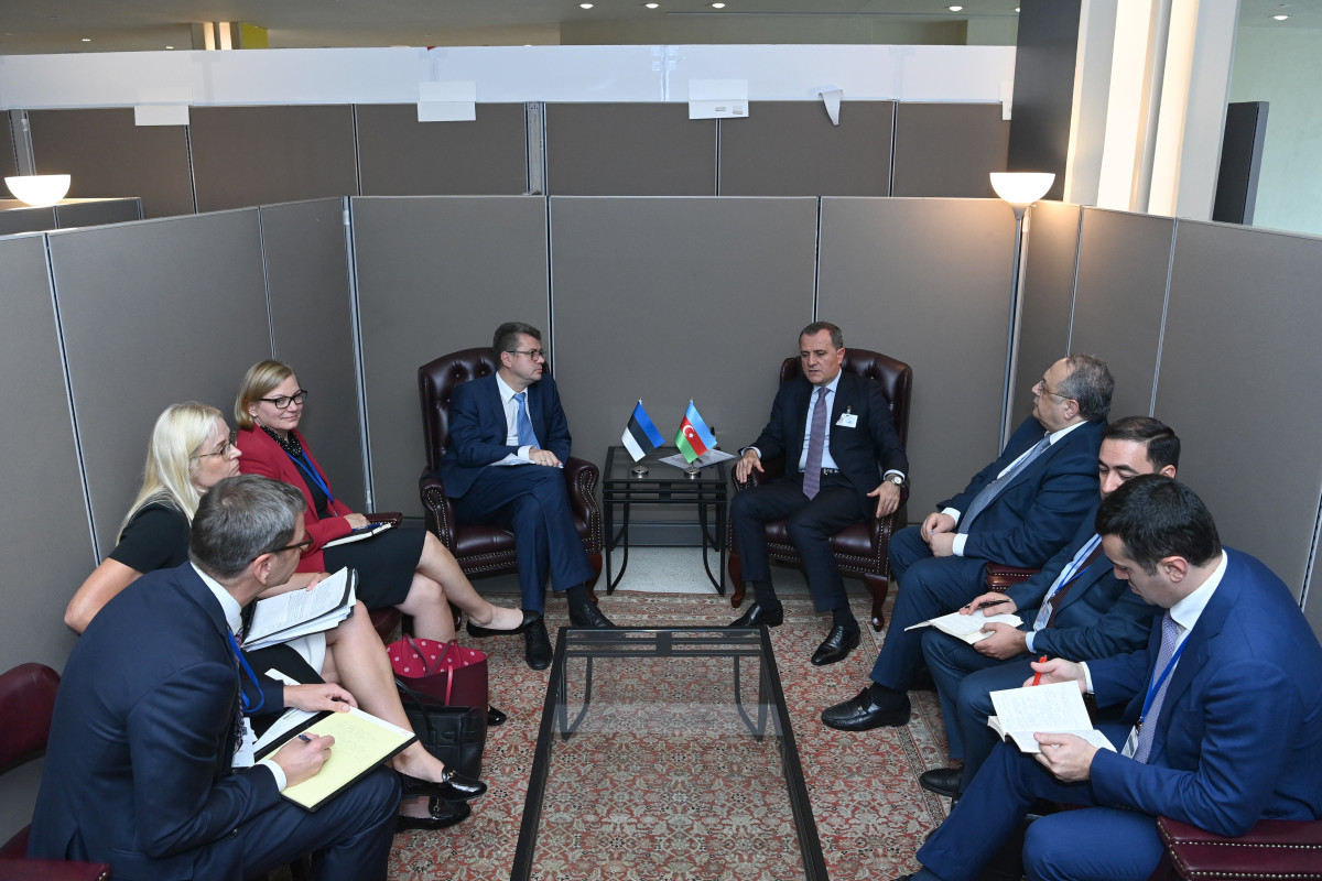 Состоялась встреча министров иностранных дел Азербайджана и Эстонии-ФОТО 