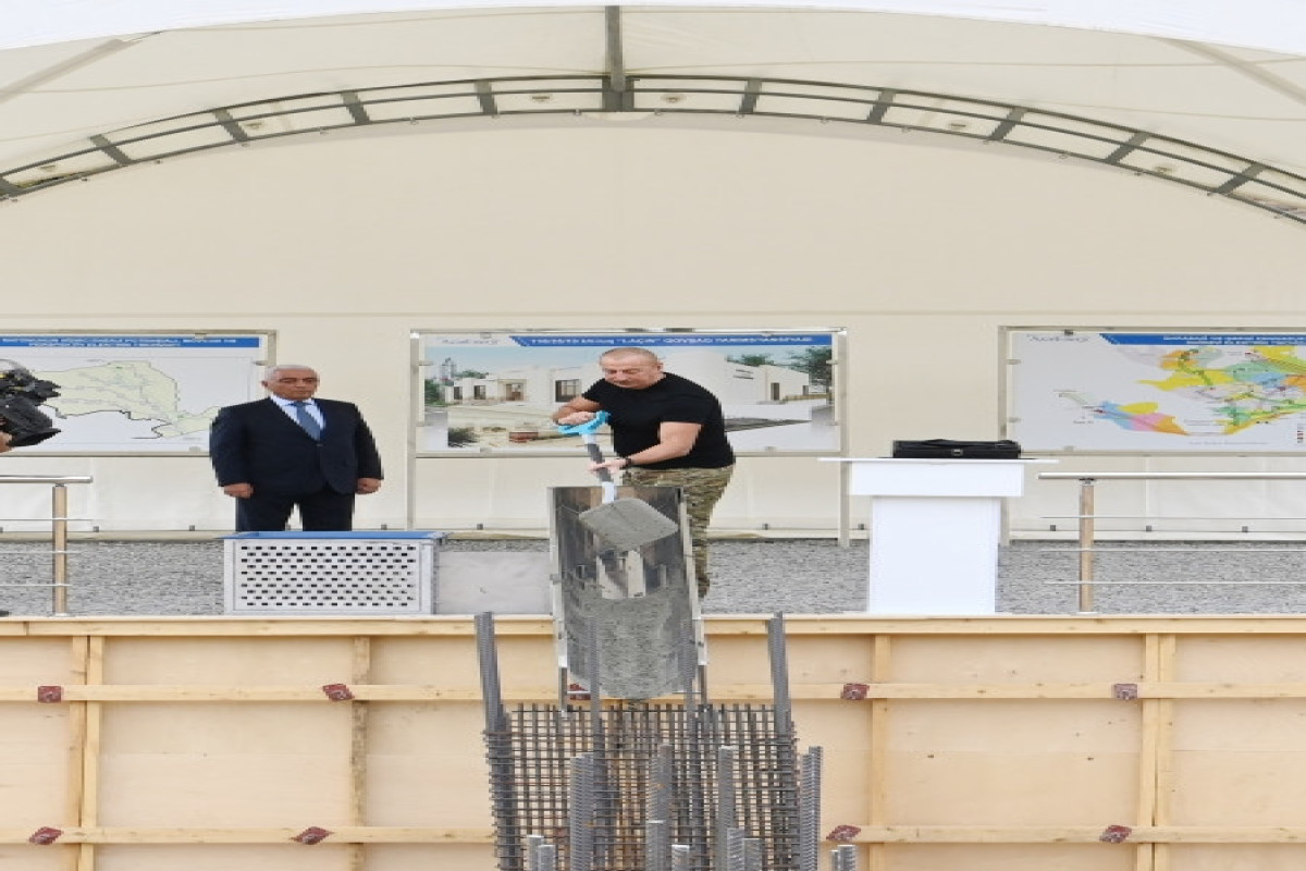 President Ilham Aliyev attends groundbreaking ceremony for the 110/35/10 kV “Lachin” Junction S/S
