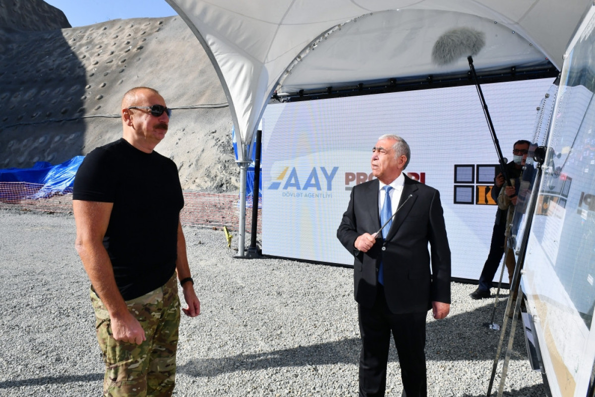 Президент Ильхам Алиев посетил Лачинский район
