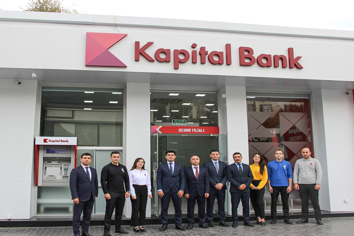 Kapital Bank yeni konsepsiyaya malik Əcəmi filialını istifadə verib