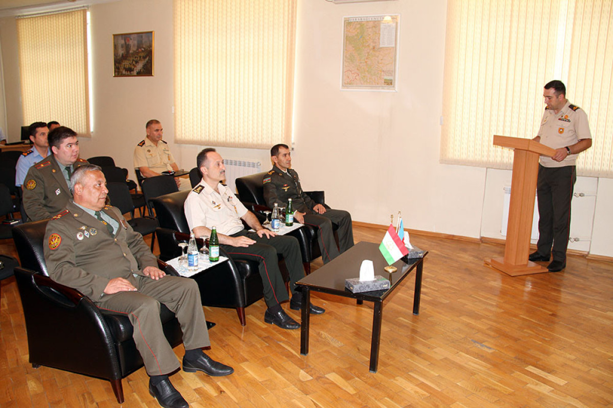 Delegation of Republic of Tajikistan visited the Military Institute named after Heydar Aliyev