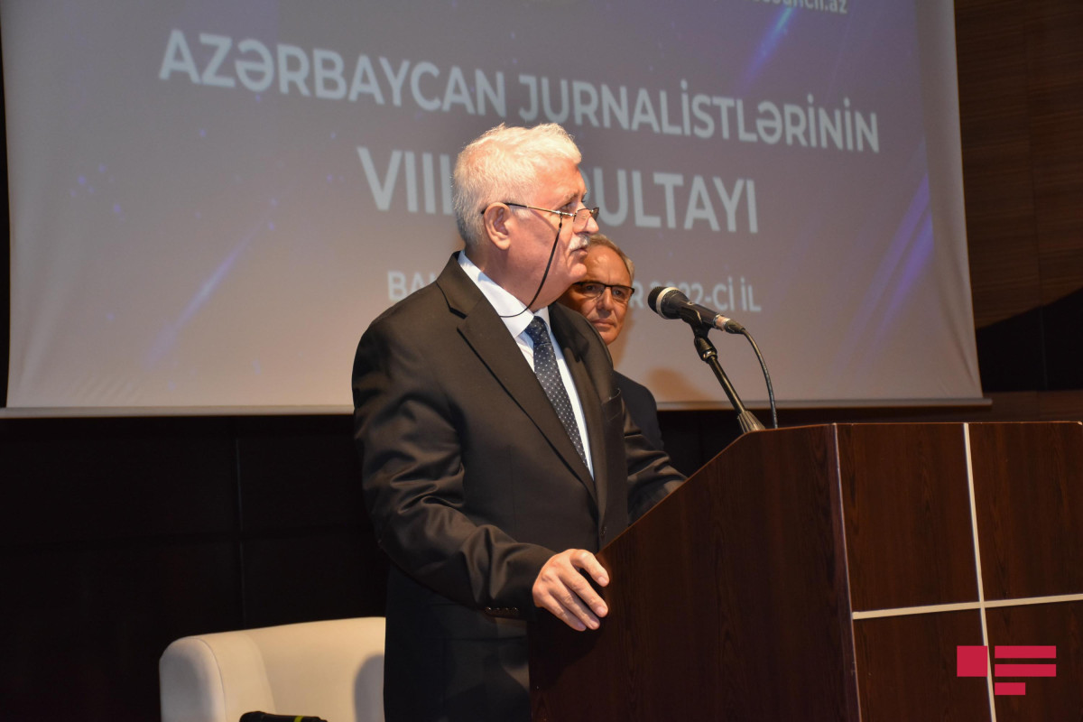 Azərbaycan jurnalistlərinin VIII Qurultayı keçirilib  - FOTO  - YENİLƏNİB 4 