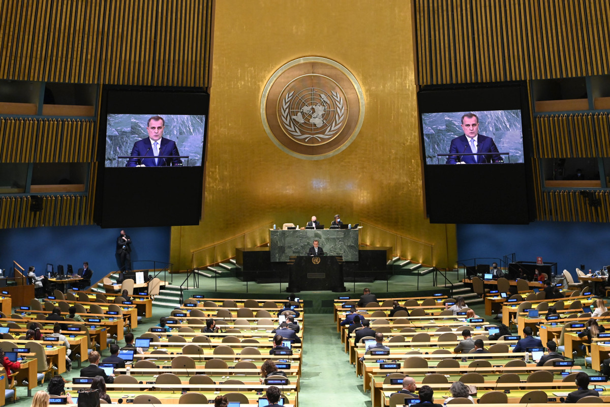 Джейхун Байрамов выступил на 77-й сессии Генеральной Ассамблеи ООН