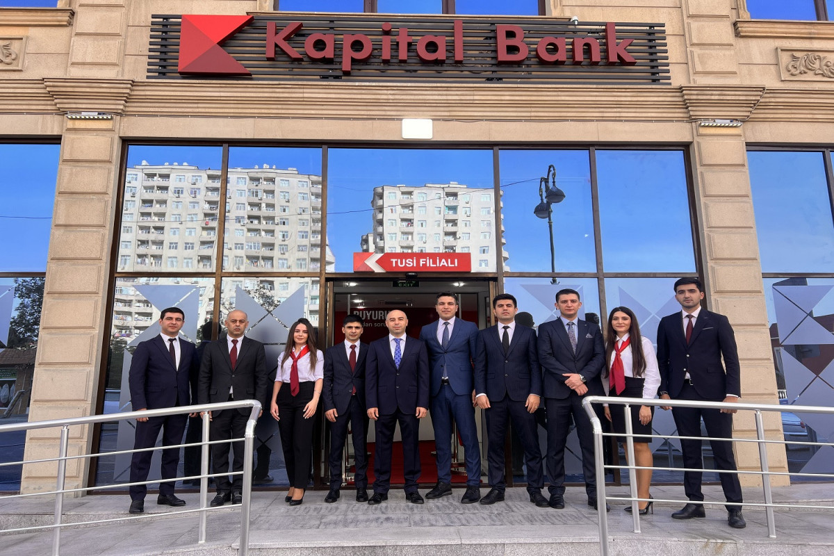 Kapital Bank daha bir filialını istifadəyə verib - <span class="red_color">FOTO