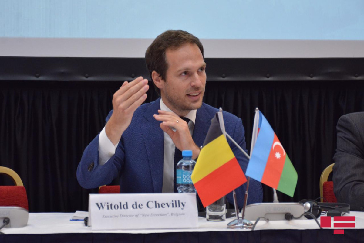 Witold de Chevilly, the executive director of the think tank "New Direction" from Belgium