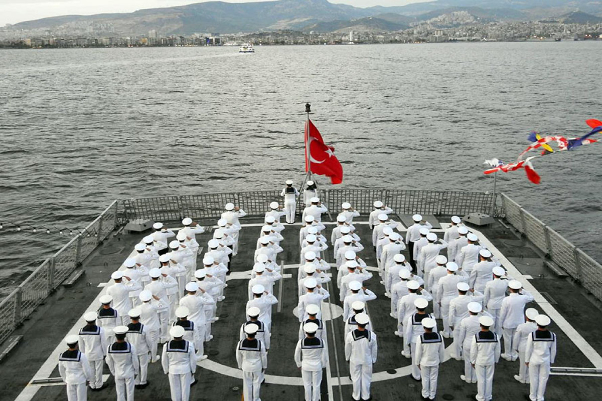 Türkiyə Hərbi Dəniz Donanmasında Anım Gününə həsr olunan tədbir keçirilib - FOTO 