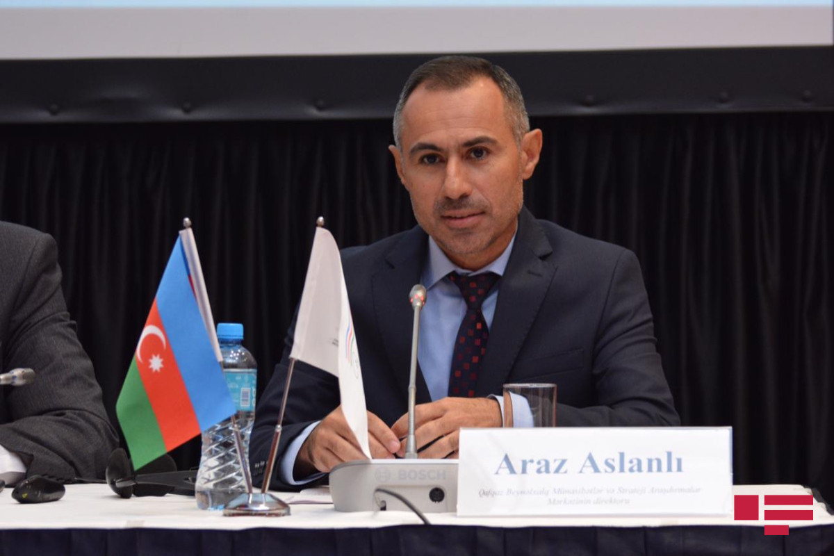 Araz Aslanli, the Chairman of the Caucasian Center for International Relations and Strategic Studies