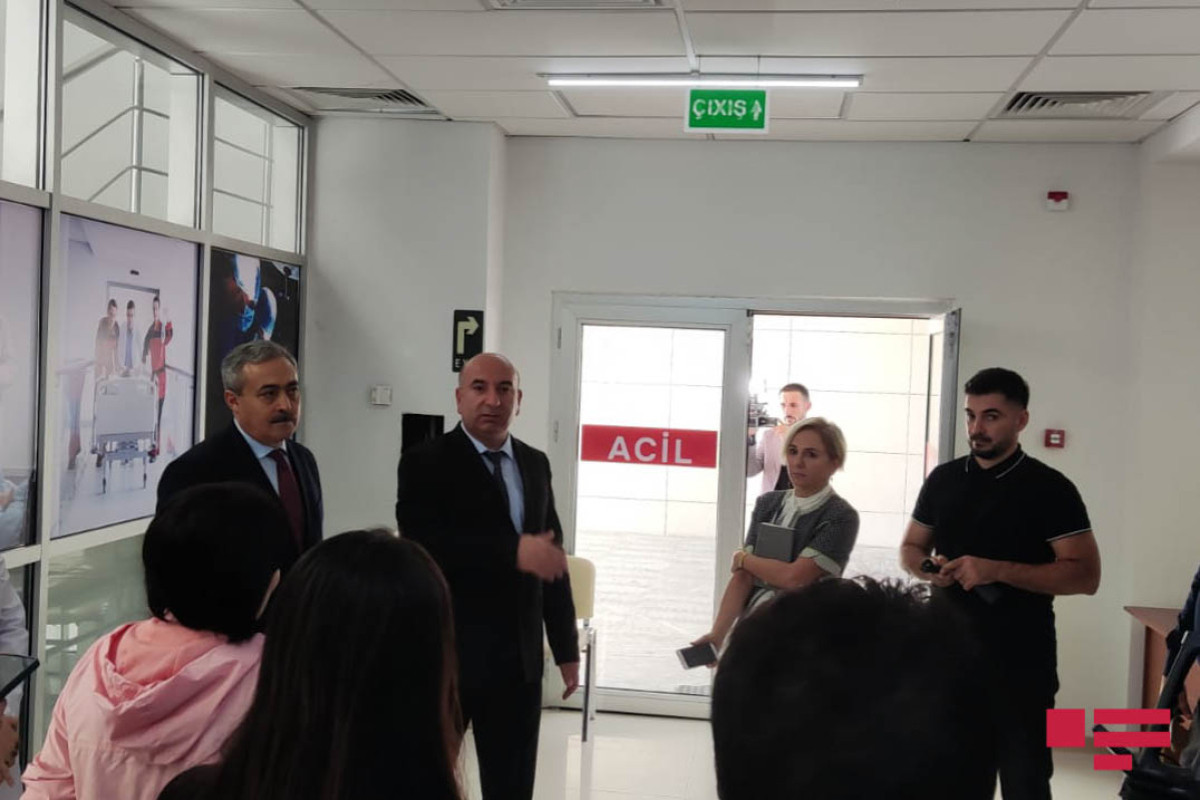 Qubada yerləşən dövlət tibb müəssisələrinə media-tur olub  - FOTO 