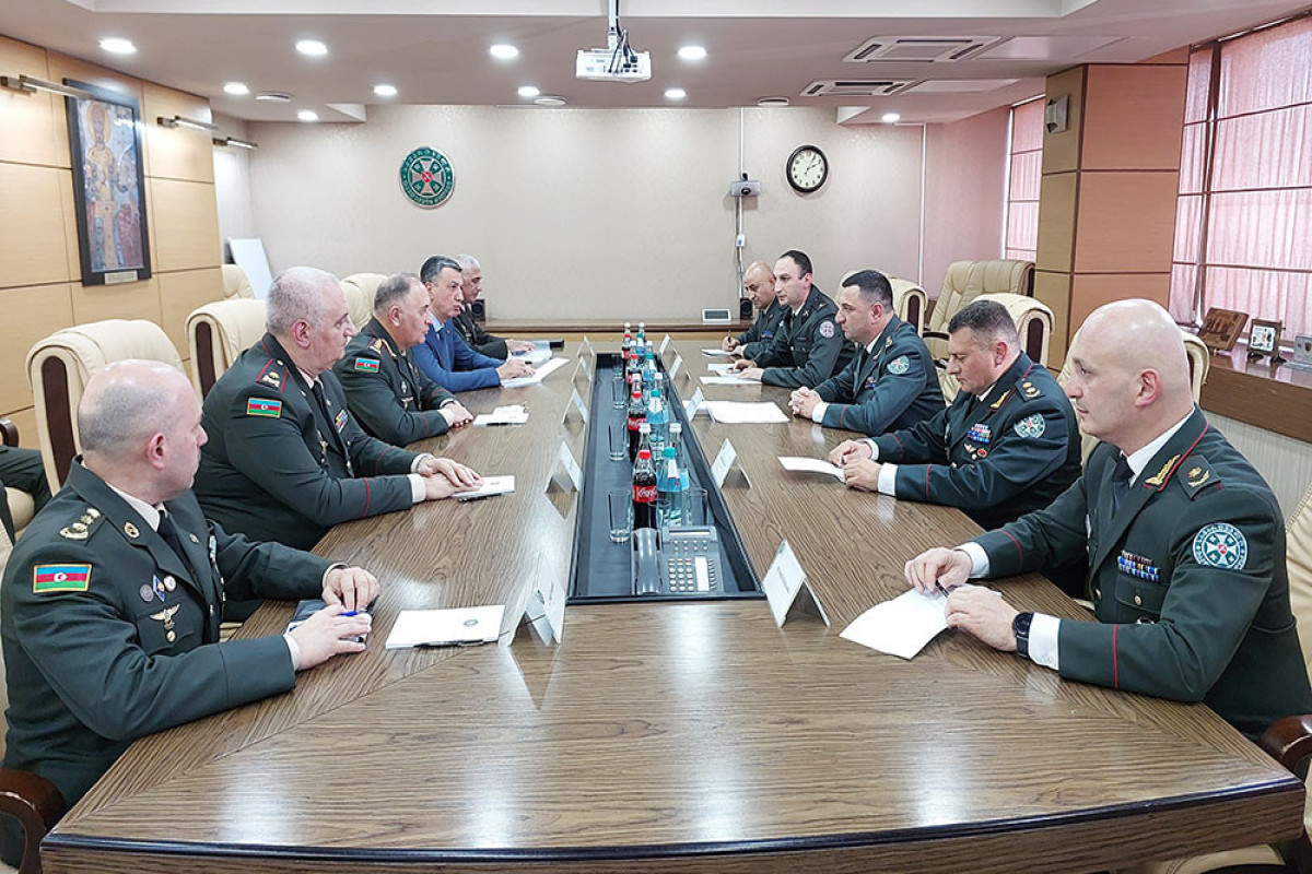 Azerbaijan and Georgia discuss expanding military cooperation-<span class="red_color">PHOTO