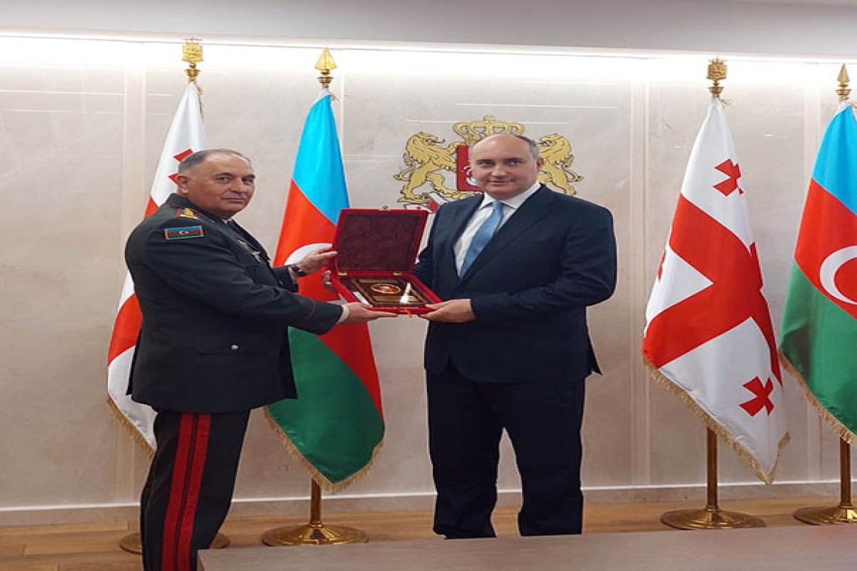 Chief of the General Staff of the Azerbaijan Army met with the Georgian Defense Minister-PHOTO 