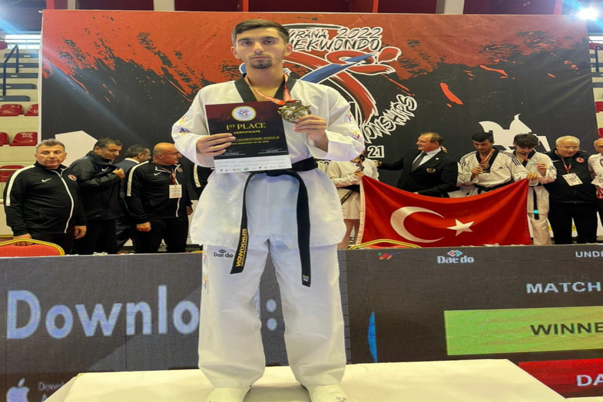 Azerbaijani taekwondo fighter wins European championship