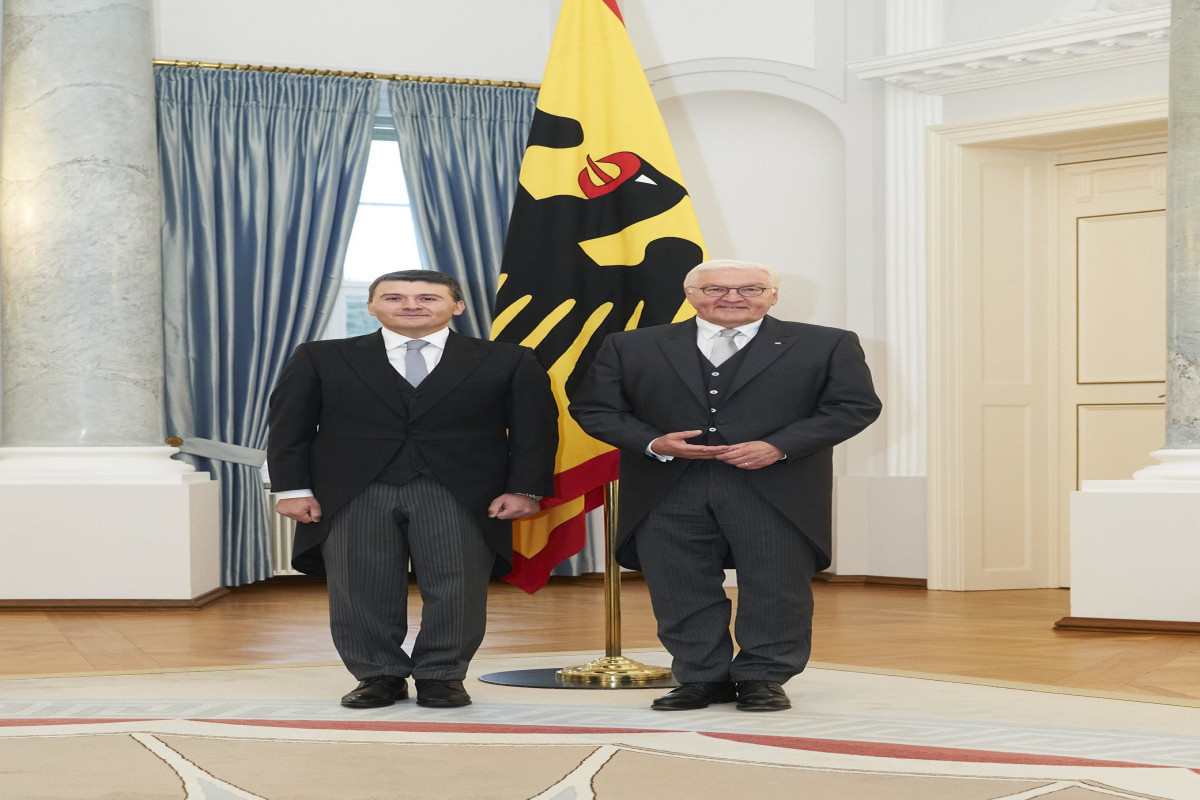 Azerbaijani ambassador presents his credentials to German President-PHOTO 