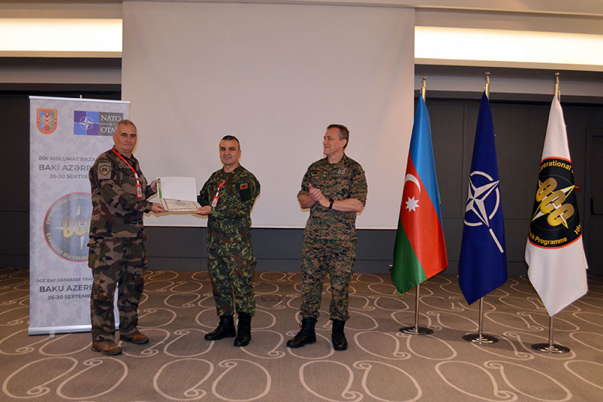 Bakıda keçirilən NATO kursu başa çatıb - <span class="red_color">FOTO