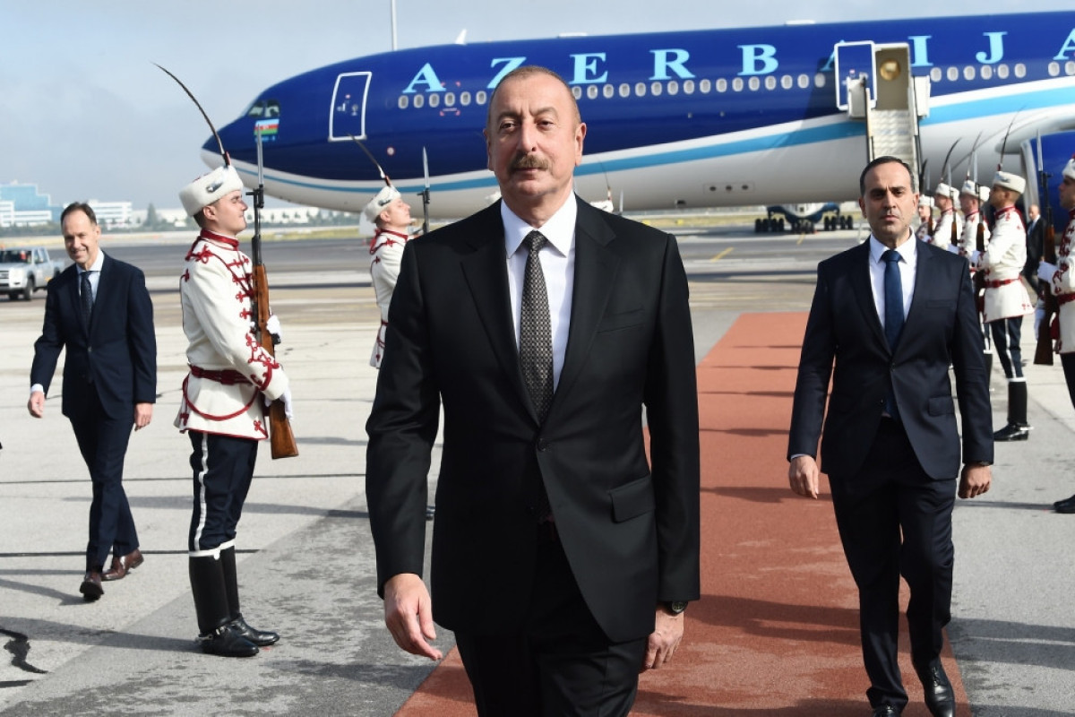 Azərbaycan Prezidenti Bolqarıstana rəsmi səfər edib