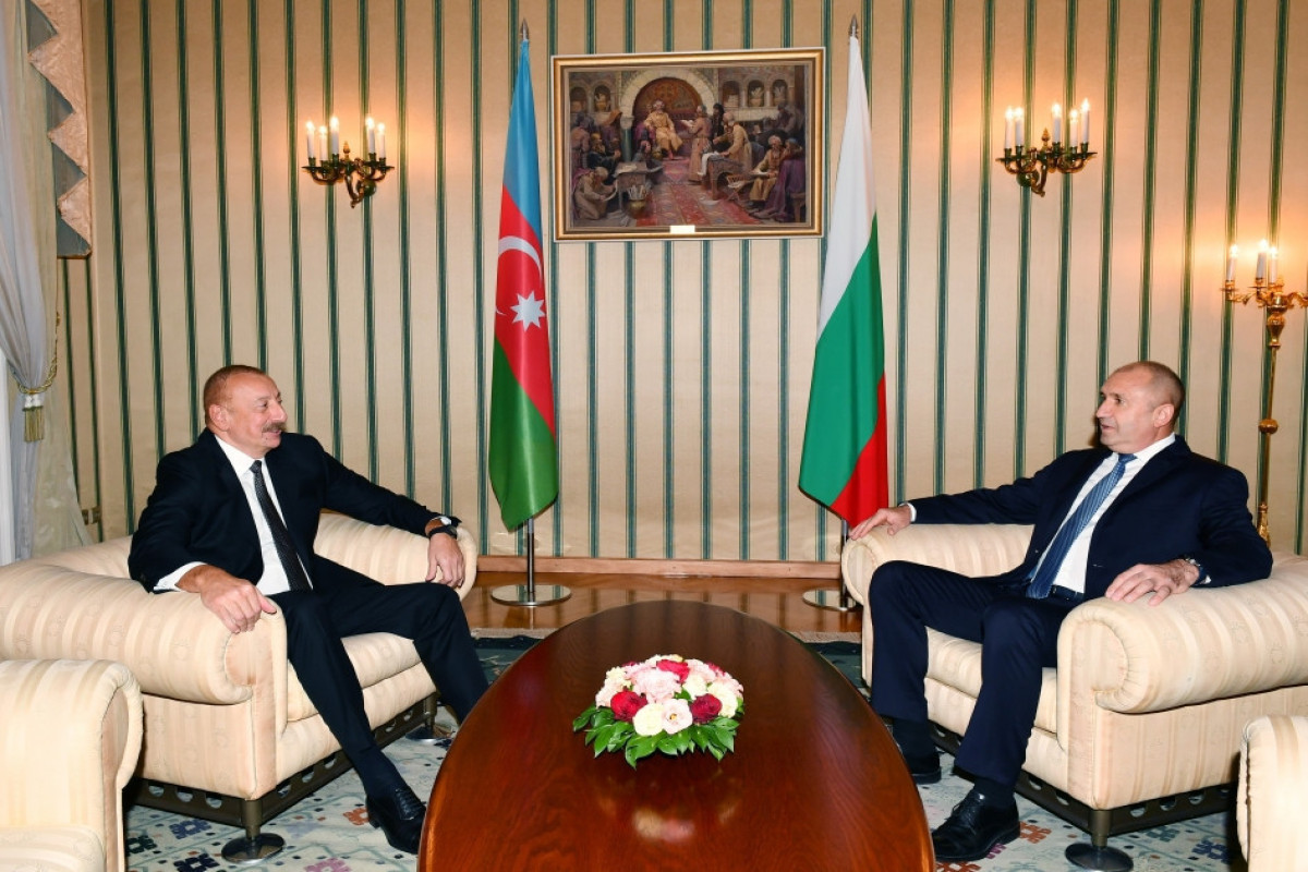 Президент Ильхам Алиев, Президент Румен Радев