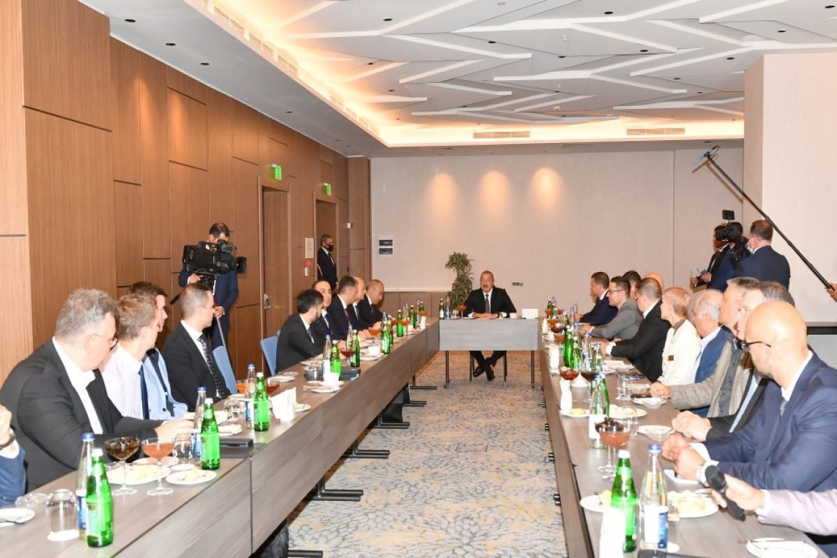 Президент Ильхам Алиев встретился в Софии с представителями бизнес-кругов Болгарии-ОБНОВЛЕНО 
