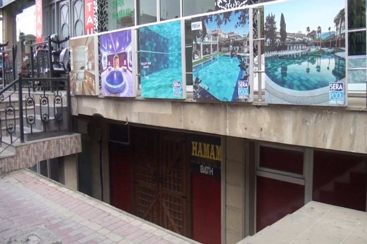 Bakıda "Hamam" adlı obyektin faəliyyəti dayandırılıb - VİDEO 