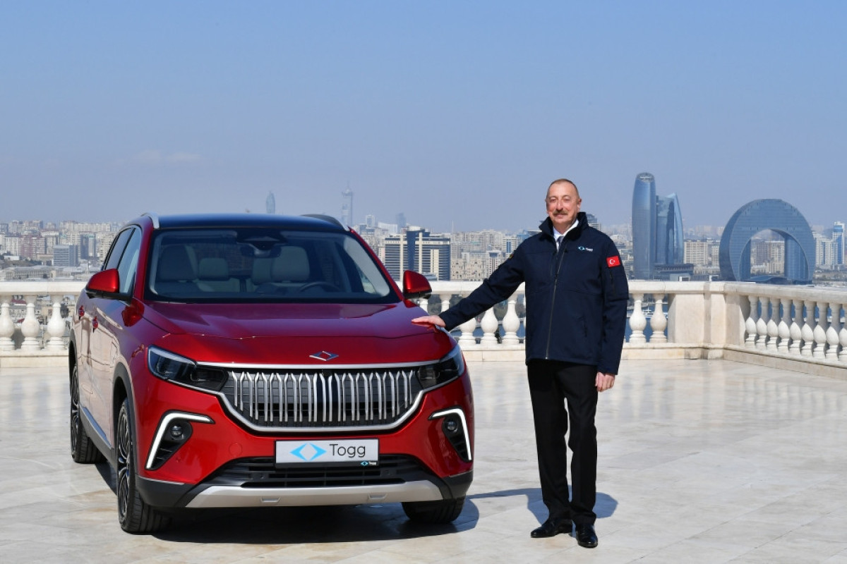 Türkiyənin ilk yerli elektromobili “Togg” Azərbaycan Prezidentinə təqdim olunub - YENİLƏNİB 