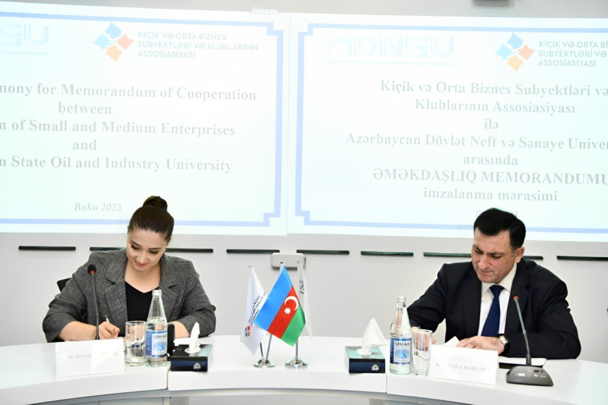 ADNSU ilə KOBSKA arasında birgə əməkdaşlığa dair memorandum imzalanıb