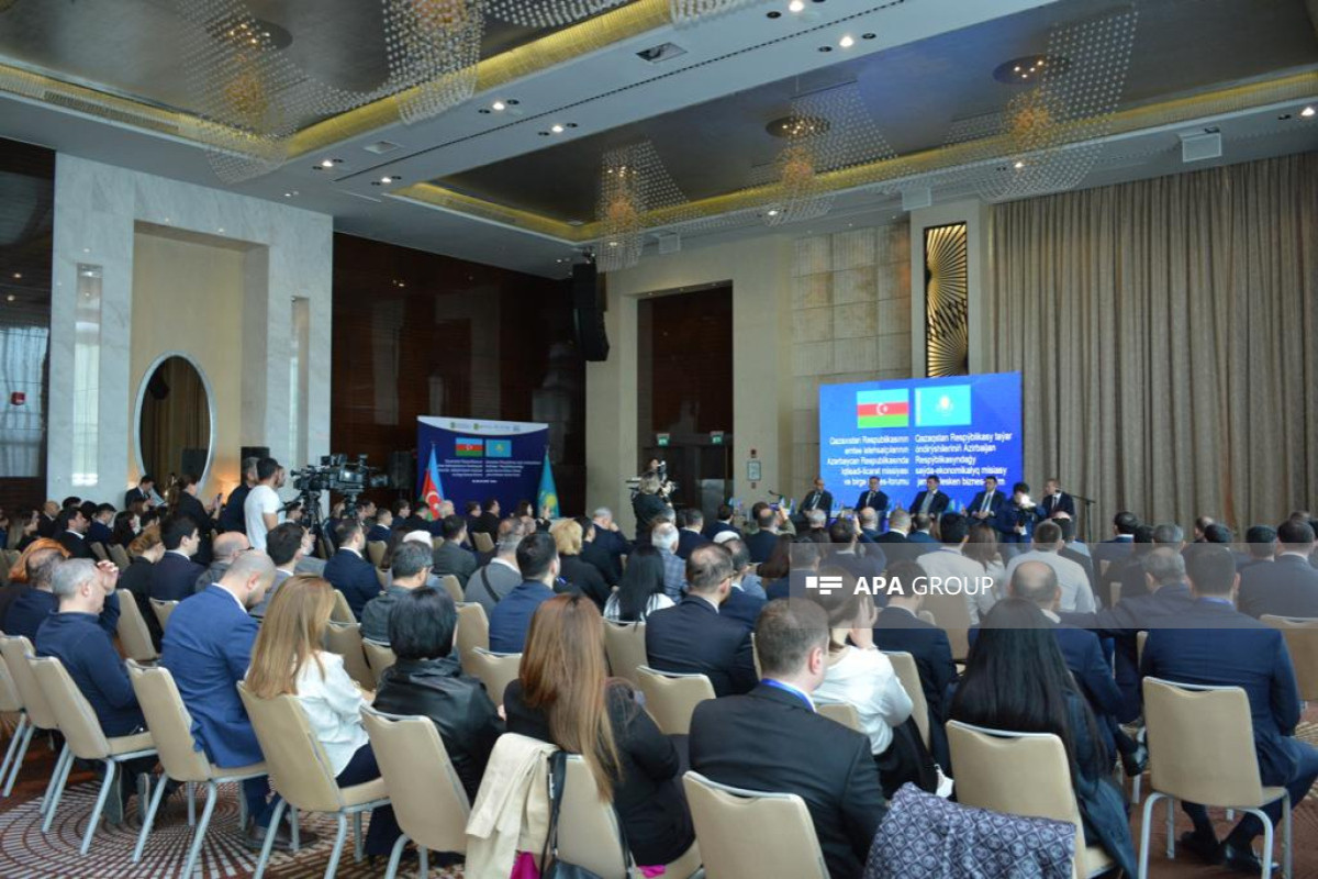 Agreements were signed between Kazakh and Azerbaijani commodity producers