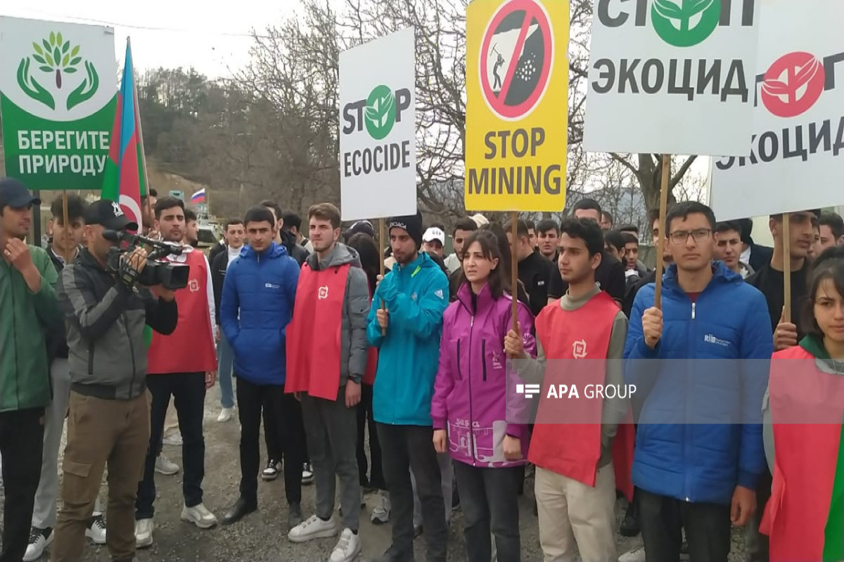 Laçın-Xankəndi yolundakı aksiyada dünya ictimaiyyətinə çağırış edilib - FOTO 