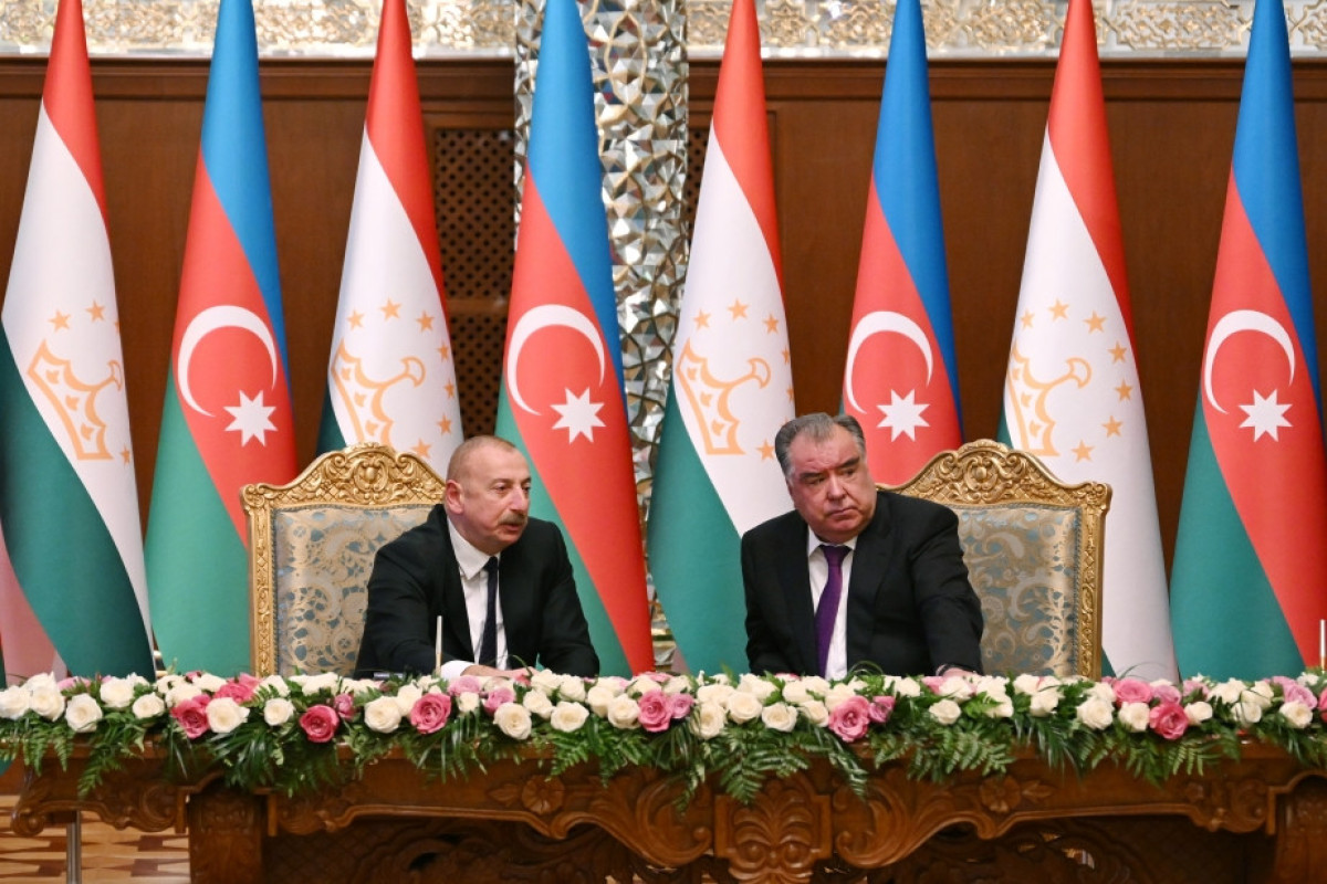 Azərbaycan-Tacikistan sənədləri imzalanıb  - YENİLƏNİB 
