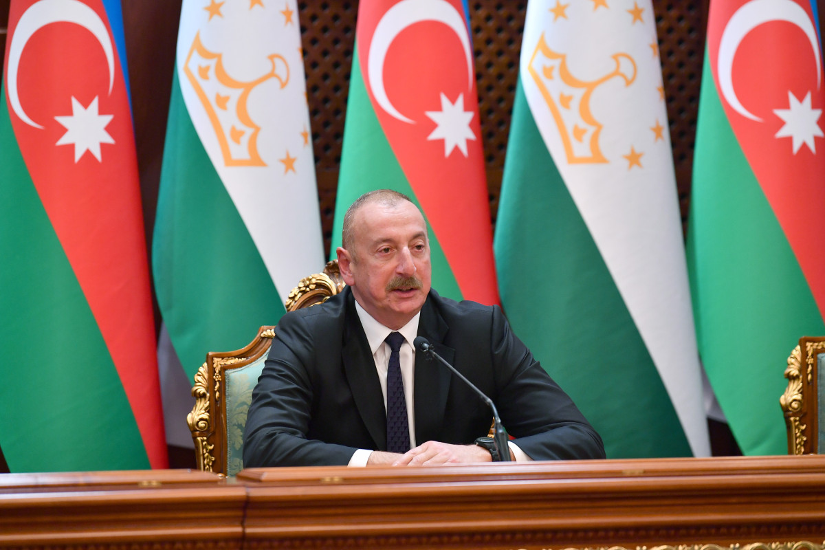 Prezident İlham Əliyev: Bu gün Tacikistan və Azərbaycan iki sabit dövlətdir