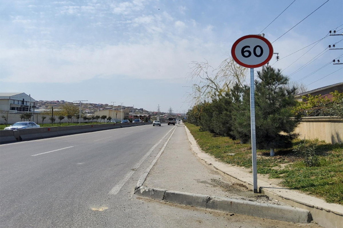 Bakı-Şamaxı yolunda sürət həddi endirilib