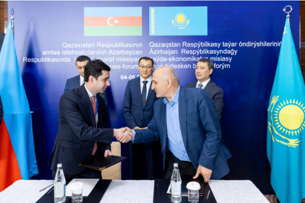 Qazaxıstanla Azərbaycan arasında 55 mln. dollarlıq ixrac müqaviləsi imzalanıb