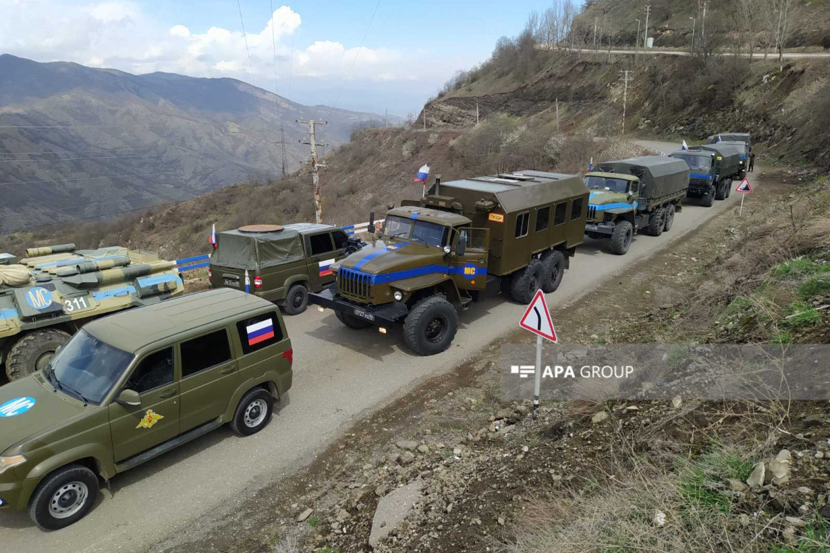 Laçın-Xankəndi yolundan RSK-nın daha bir maşın karvanı keçib  - FOTO  - YENİLƏNİB-2 