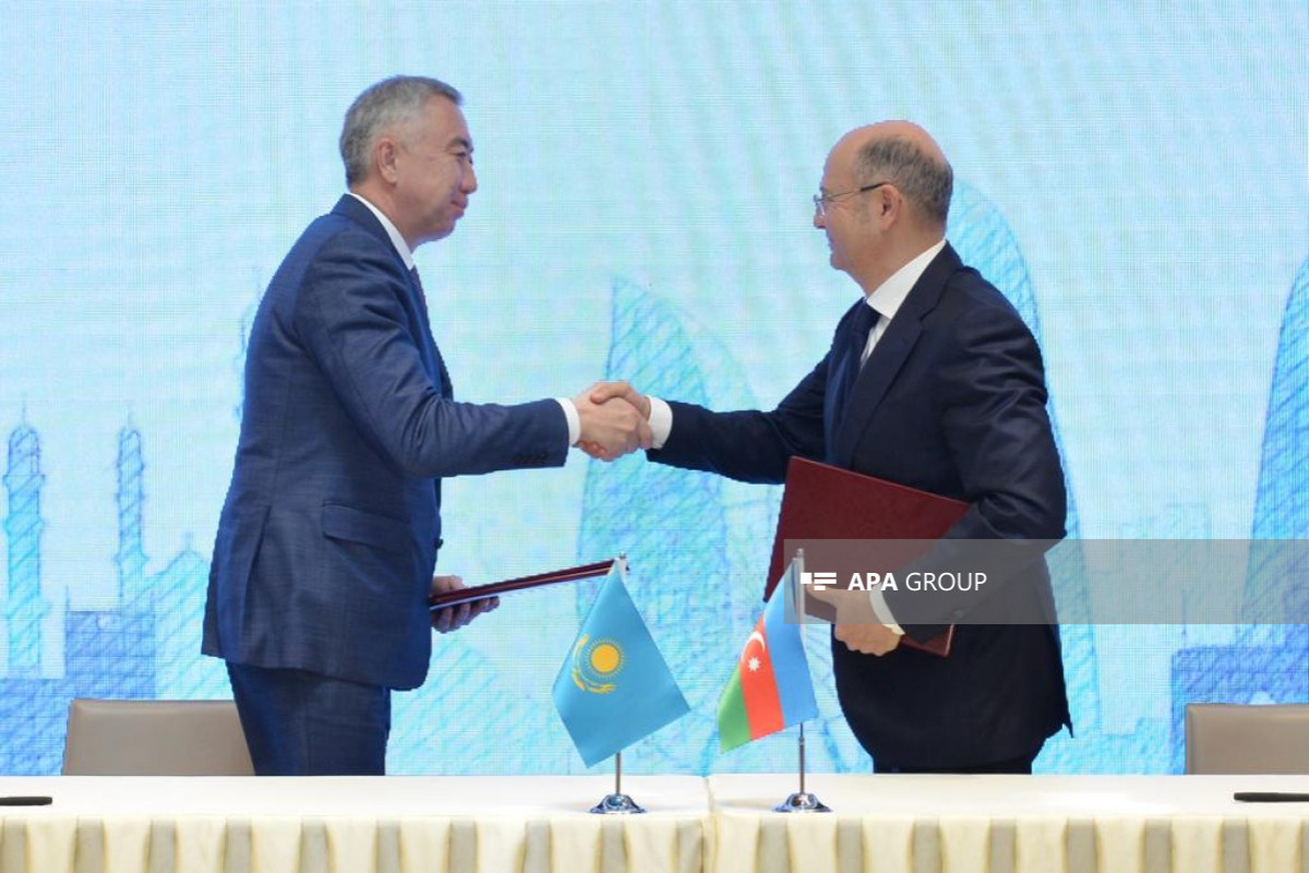 Protocol was signed at Azerbaijan-Kazakhstan Joint Intergovernmental Commission's meeting