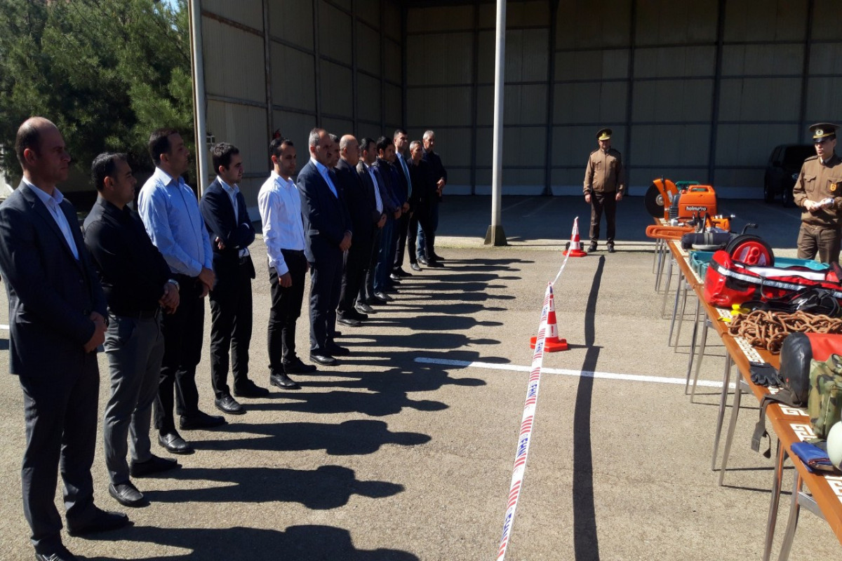 Sumqayıtda  xilasetmə ilə bağlı təlim keçirilib