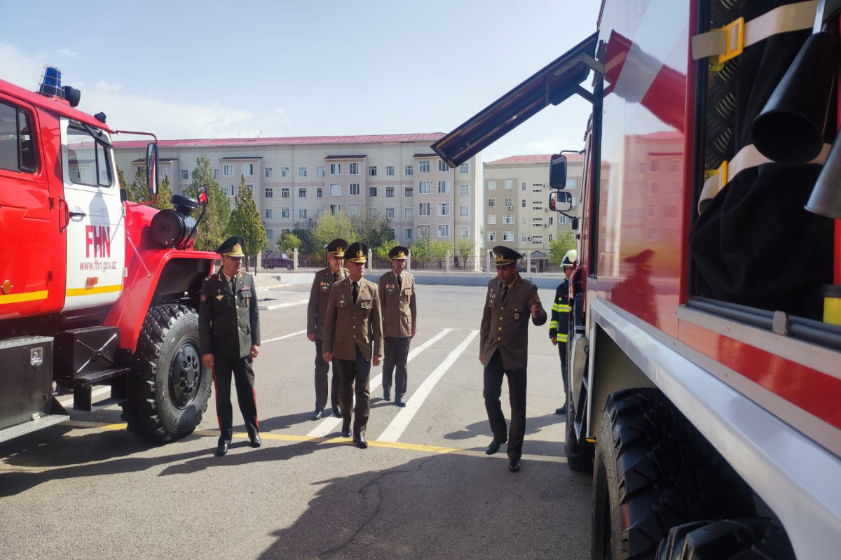 Naxçıvan FHN-ə 5 yeni yanğınsöndürən avtomobil verilib