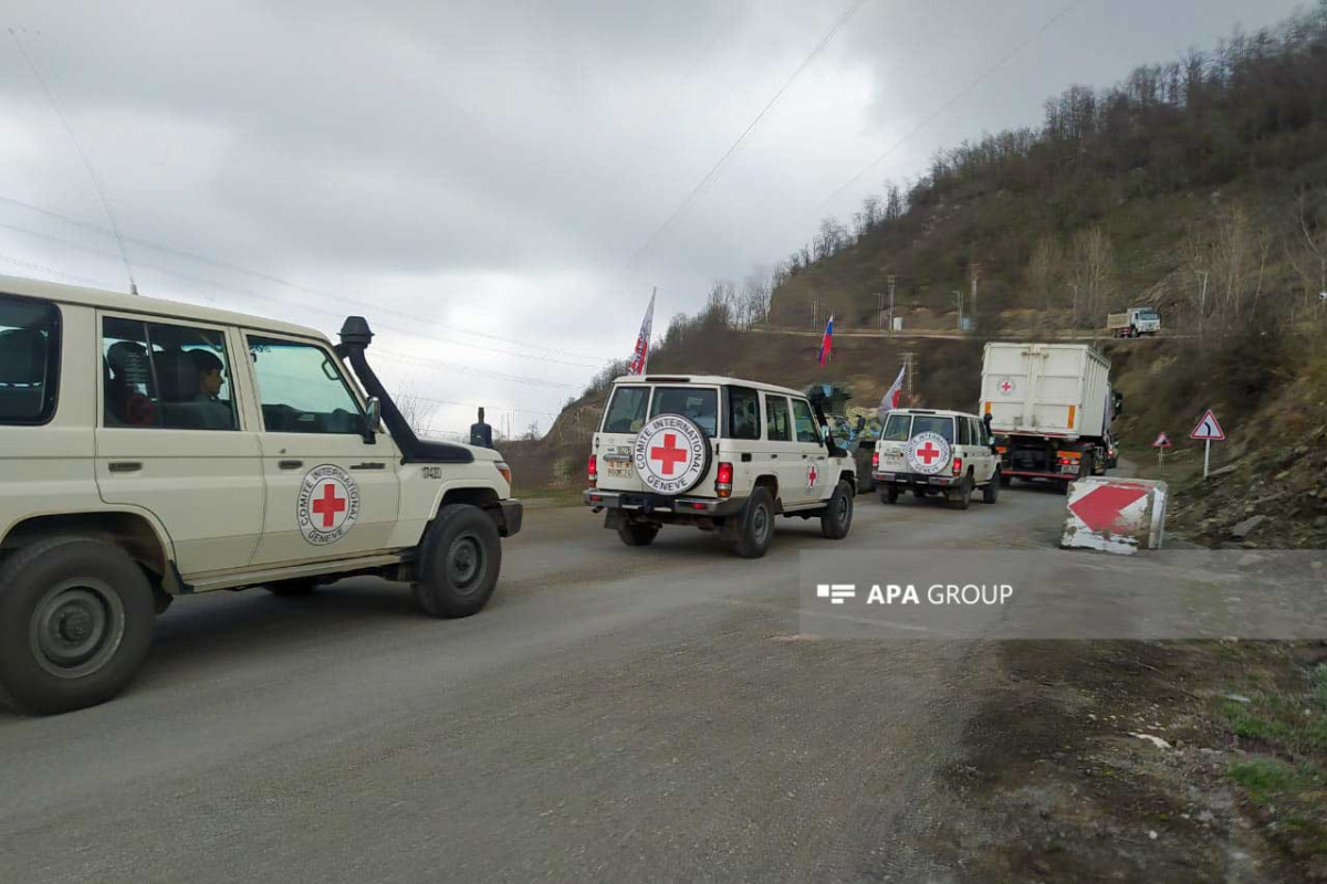 Vehicles belonging to ICRC with residents of Armenian origin unimpededly passed through Azerbaijan