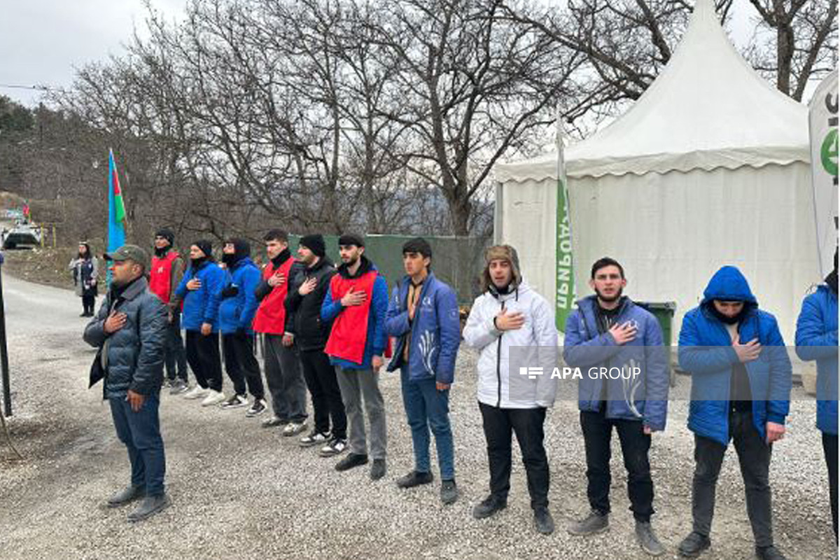 Laçın-Xankəndi yolundakı aksiya 119 gündür davam edir - FOTO 