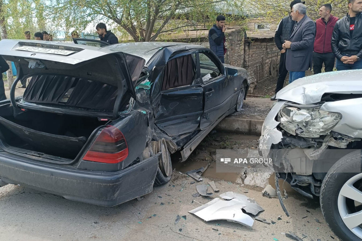 Tovuzda ağır yol nəqliyyat hadisəsi baş verib - FOTO 