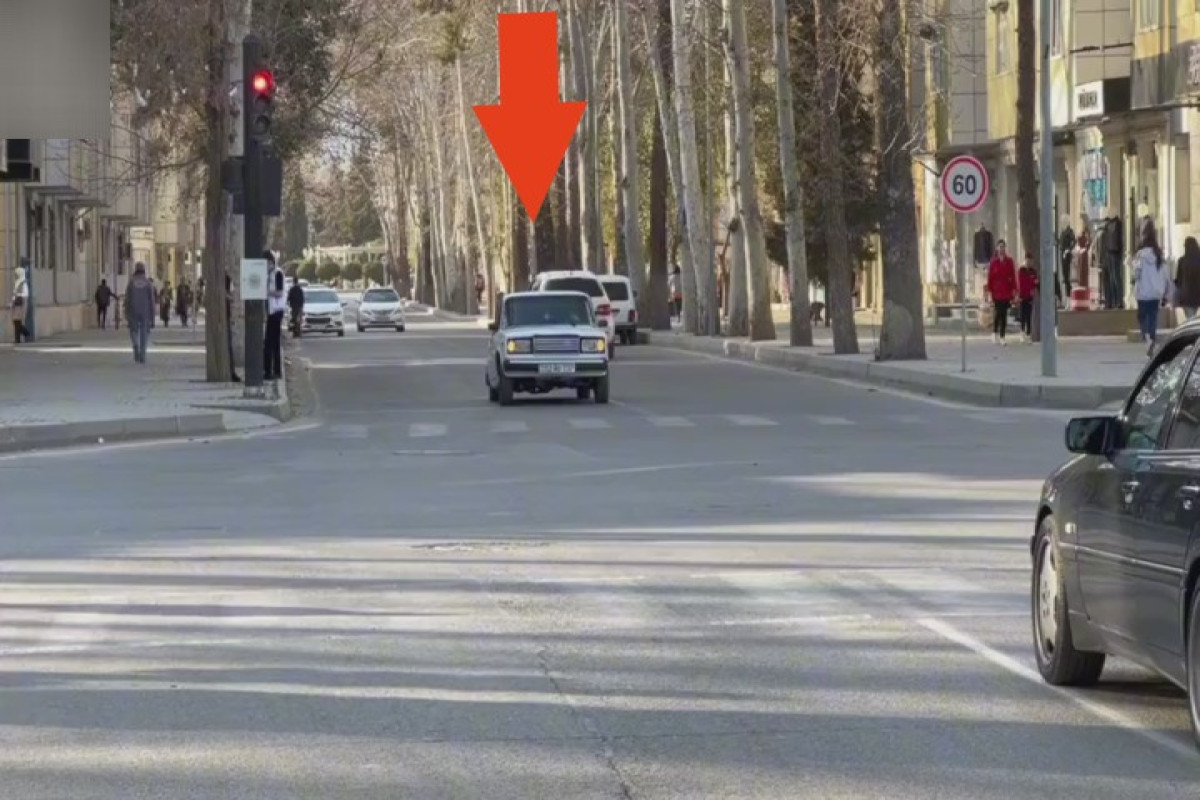 Sürücülük hüququ olmadan avtomobil idarə edən şəxs 10 günlük həbs edilib - FOTO 