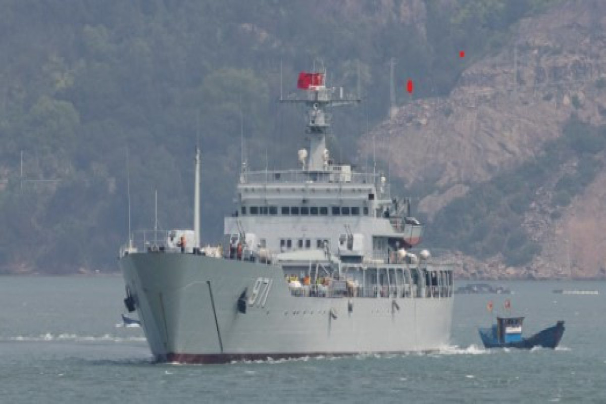 Tayvan MN ada ətrafında qeydə alınan Çinin döyüş gəmilərinin sayını açıqlayıb