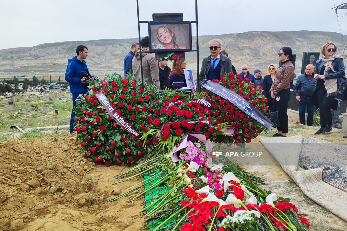 Xalq artisti İrana Tağızadə dəfn olunub - FOTO 