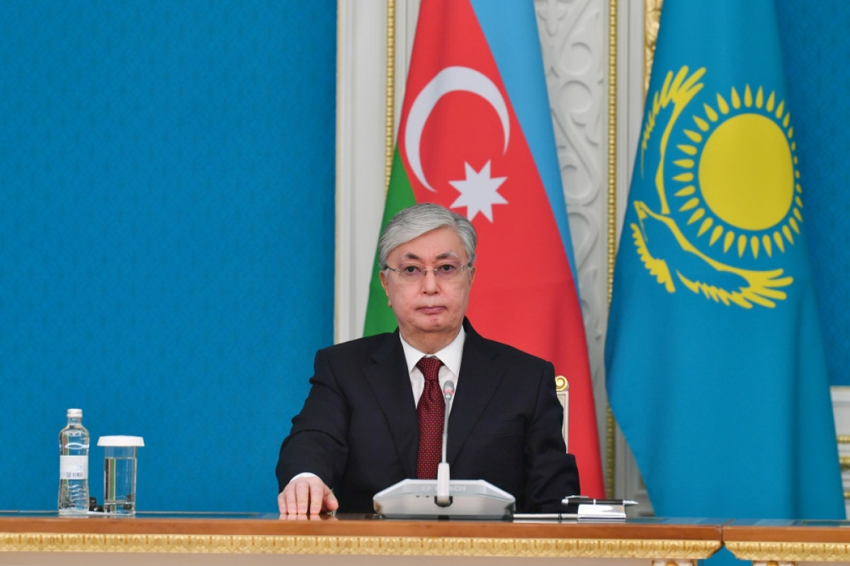 Tokayev: Qazaxıstan və Azərbaycan ticarət dövriyyəsini 1 mlrd. dollara çatdırmağı planlaşdırır