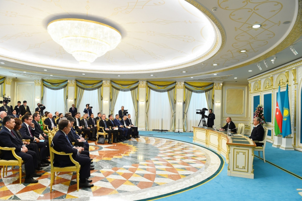 Tokayev: Qazaxıstanla Azərbaycan arasında imzalanmış bütün sazişlər ardıcıl surətdə icra edilir