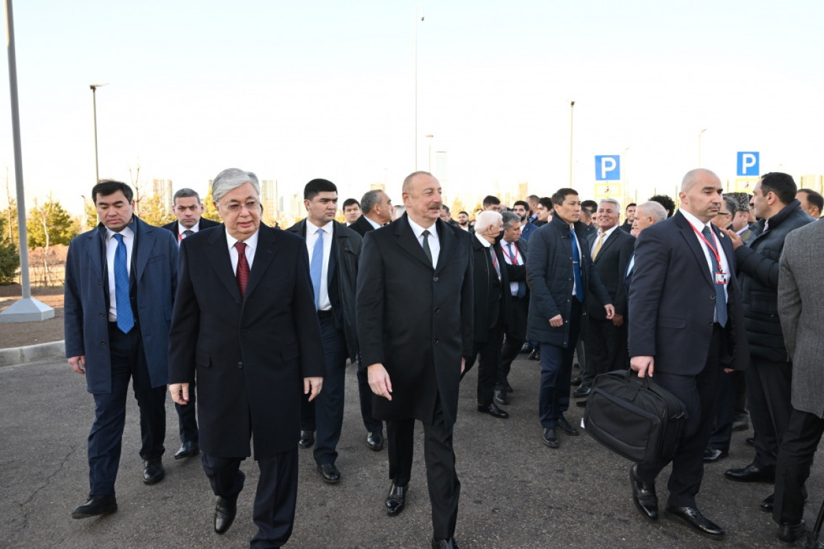 Astanada Heydər Əliyev küçəsinin açılışı olub - YENİLƏNİB 