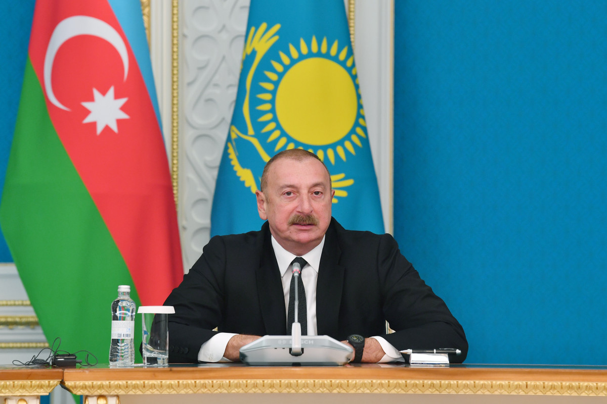 Prezident İlham Əliyev: "Bugünkü Bəyannamə də əlaqələrimizin və müttəfiqlik münasibətlərinin möhkəmlənməsinə yönəlib"