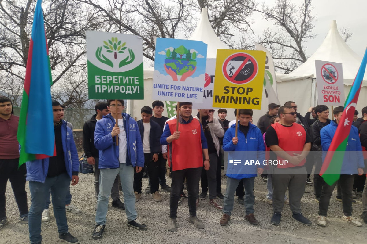 Laçın-Xankəndi yolundakı aksiyada dünya ictimaiyyətinə çağırış edilir - FOTO  - VİDEO 