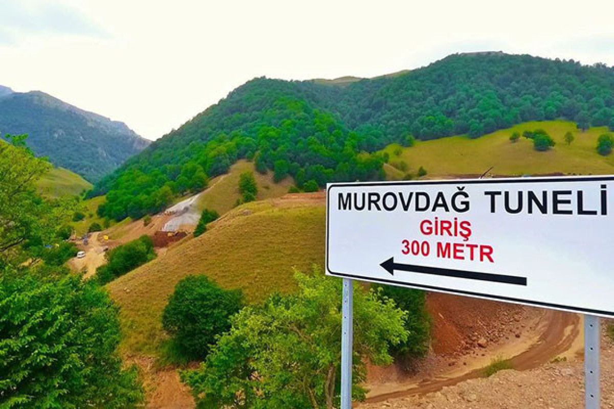 Murovdağ tunelində 14 ehtiyat keçidin tikintisi yekunlaşıb - VİDEO 