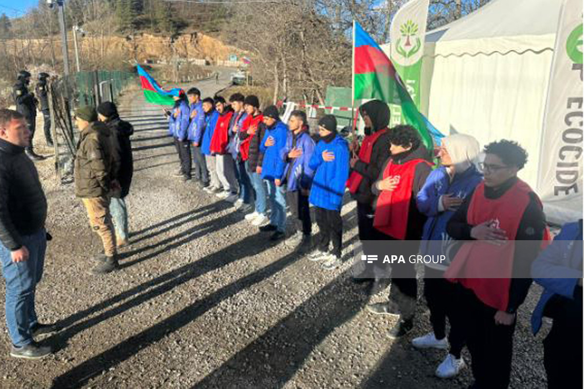 Laçın-Xankəndi yolunda aksiya 123 gündür davam edir - FOTO 