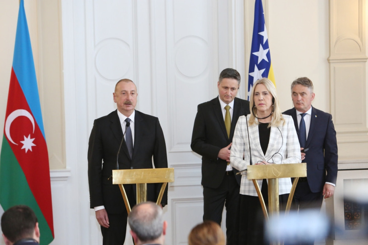 Prezident İlham Əliyev: Bosniya və Herseqovina ilə birgə iqtisadi komissiya haqqında qərar qəbul edilib